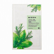 166406 MIZON Тканевая маска для лица с комплексом травяных экстрактов 23 г