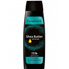918299 Тимекс Compliment парфюмированный гель для душа с маслом ши Питание и увлажнение, 400 мл-