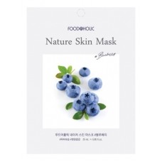 604787 FOODAHOLIC NATURE SKIN MASK #BLUEBERRY Тканевая маска для лица с экстрактом черники