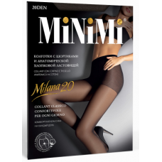 SNL-480828 Minimi Колготки MILANA 20 (шортики) Nero 5^