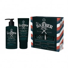 875870 Q.P. Pro BARBERSHOP ПН №1301 (Шампунь Кипарис и ветивер 320мл+Бальзам п/бритья 100мл)