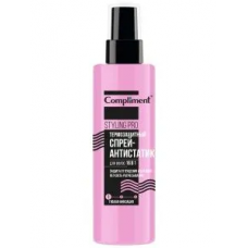 918640 Тимекс Compliment STYLING PRO Термозащитный спрей-антистатик для волос 16 в1,гибкая фикс.200м