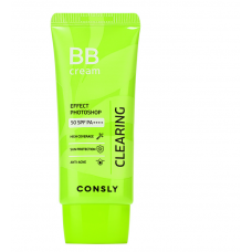 803384 Consly Матирующий ББ- крем с эффектом фотошопа SPF50/PA++++ Натуральный бежевый, 50 мл.