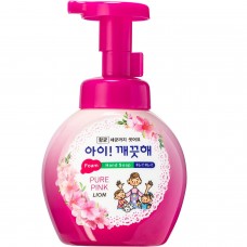 623960 LION Ai kekute Foam handsoap pure pink 250ml Жидкое пенное мыло для рук (цветочный букет)