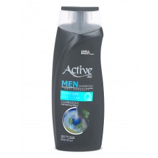 09211 ACTIVE Мужской шампунь против перхоти CARE & BEAUTY. С климбазолом и ментолом, 350 мл.