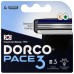 82955 DORCO PACE3 NEW (4шт). Кассеты с3 лезвиями, TRA 4040, 12уп/72уп.