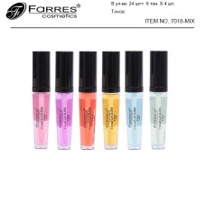 7018-MIX Farres Блеск для губ "Crystal Gel Gloss" (разноцветный)