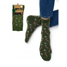 797452 OMSA Носки STYLE 505 Конфеты Verde 45-47+