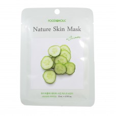 604848 FOODAHOLIC NATURE SKIN MASK #CUCUMBER Тканевая маска для лица с экстрактом огурца