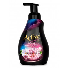 05626 ACTIVE Пенка-мыло для рук "Черный бриллиант", дозатор, 500 мл, Black