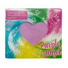34117 Лаборатория Катрин Шипучая соль для ванн с пеной и радужными разводами  "Purple sunset" 130 г
