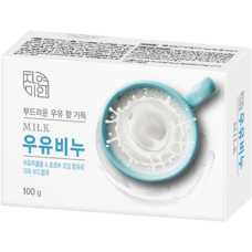 801751 Mukunghwa Косметическое мыло МОЛОКО / MILK, 90 г.
