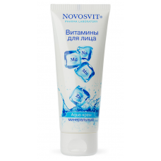 8242 NOVOSVIT Aqua-крем минеральный «Витамины для лица» 75 мл-