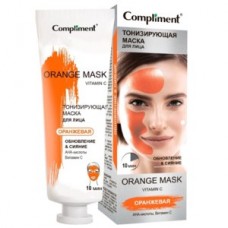 14987 Тимекс Compliment Orange Mask Тонизирующая маска для лица ОРАНЖЕВАЯ Обновление & Сияние, 80мл