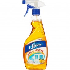 44258 CHIRTON  Чистящее средство (жидкость) для мытья стёкол Чиртон "Апельсин" с распылителем 500м