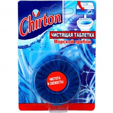 10380 CHIRTON Чистящая таблетка для унитаза Чиртон Морской Прибой 2-в-1 2х50гр