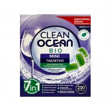 03277 Лаборатория Катрин Таблетки для ПММ 2кг OCEAN CLEAN bio mini 200 шт (водораств.пленка)