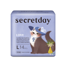 961204 SecretDay Прокладки женские гигиенические LOVE, Large, 14 шт.