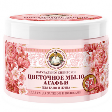 08533 РБА  Сибирская Травница  Натуральное сибирское Цветочное мыло Агафьи, 300 мл