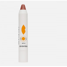 51183102 Восстанавливающий увлажняющий бальзам для губ SOS LIP REPAIR SPF 15+ BROWN Прозрачный чайны