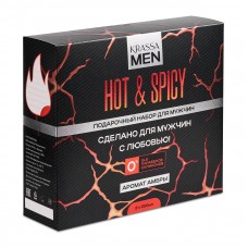 42884 KRASSA ПН MEN "Hot & Spicy" Шампунь-кондиционер 2в1 + Гель для душа