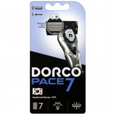 85567 DORCO PACE 7 NEW (станок + 2 кассеты), система с 7 лезвиями