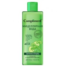 913607 Тимекс Compliment Green only Мицеллярная вода для лица, глаз и губ очищение и успок 400мл