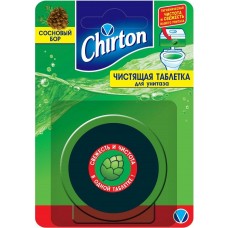 10397 CHIRTON Чистящая таблетка для унитаза Чиртон Сосновый Бор 2-в-1