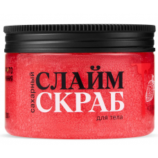 45069 KRASSA  ФИТОМАНИЯ Скраб - слайм сахарный для тела Клубника, 330 г