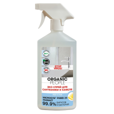 01608 ПР ORGANIC PEOPLE спрей Эко для сантехники и кафеля "Fresh & pure" 500 мл^ 01608 ПР ORGANIC PEOPLE спрей Эко для сантехники и кафеля "Fresh & pure" 500 мл^
