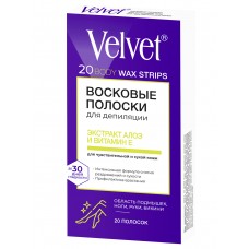 919272 Тимекс Velvet восковые полоски для депиляции тела для чувствительной кожи