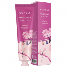 240408 Consly Парфюм. гиалуроновый крем для рук с экстрактом цветущей вишни, 30 мл. до 02.27
