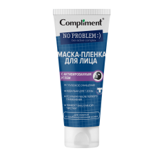 914925 Тимекс Compliment No problem Маска-пленка для лица с активированным углем, 80 мл