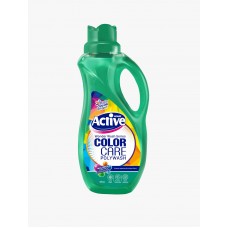 11320 ACTIVE Гель для стирки цветного белья "COLOR CARE Poly Wash" 1500 мл, Green