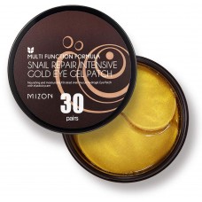 521807 MIZON Патчи под глаза гидрогелевые с муцином улитки SNAIL REPAIR INTENSIVE GOLD EYE GEL PATCH