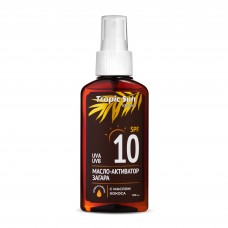 43683 KRASSA TROPIC SUN Масло-активатор загара SPF 10, 100 мл