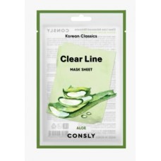 240354 Consly Увлажняющая тканевая маска с экстрактом алоэ, 25 мл.