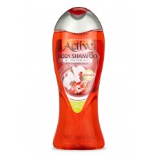 01307 ACTIVE Гель для душа с витамином B5 "Орхидея" NATURAL, 400 мл. Red