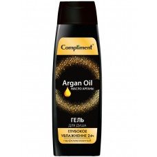 918282 Тимекс Compliment парфюмированный гель для душа c аргановым маслом Увлажнение 24 ч, 400 мл