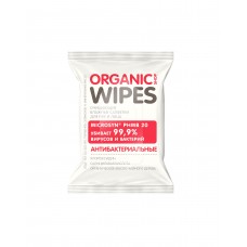 9023 OS Organic wipes Влажные салфетки очищающие антибактериальные для рук и лица
