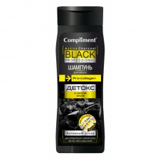 878017 Compliment Black Professional Шампунь для волос Активный уголь+Pro-collagen 250 мл