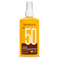 43829 Krassa Спрей солнцезащитный Спрей SPF 50 c маслом кокоса, 150 мл