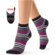 SNL-510471 Minimi TREND 4205 носки в полоску Verde 39-41^