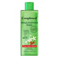 913614 Тимекс Compliment Green only Мицеллярная вода для лица, глаз и губ очищение и рег Ягод 400мл