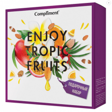 919616 Compliment ENJOY TROPIC FRUITS ПН №1400-2 (гель для душа 200мл + гоммаж для лица 80мл)