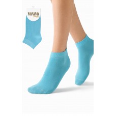 115992 Minimi Носки COTONE 1201 однотонный укороченный Blu Сhiaro 35/38