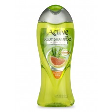 06203 ACTIVE Гель для душа с витамином B5 "Экстракт грейпфрута" NATURAL, 400 мл. Green