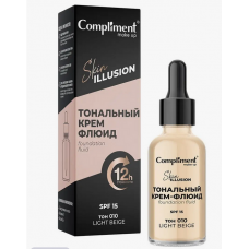 916325 Тимекс Compliment Тональный крем-флюид тон 010 - Светло-бежевый, 30мл^