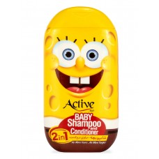03899 ACTIVE Детский шампунь и кондиционер 2в1 "Sponge Bob", 280 мл.^ 03899 ACTIVE Детский шампунь и кондиционер 2в1 "Sponge Bob", 280 мл.^