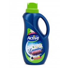 01246 ACTIVE Гель для стирки белья универсальный "Clean Breeze" Альпийские луга, 1500 мл, Green